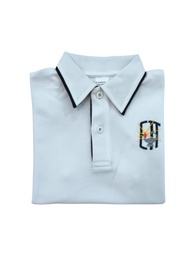 Λευκό κοντομάνικο πόλο